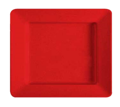 ML-11-RSP GET 12"L x 10"W x 3/4" Deep, Red Sensation Plate - Each