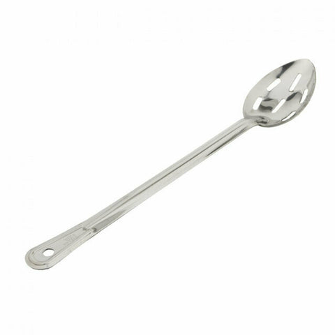 SL15 Libertyware Basting Spoon, 15\" slotted, stainless steel, mirror polished finish