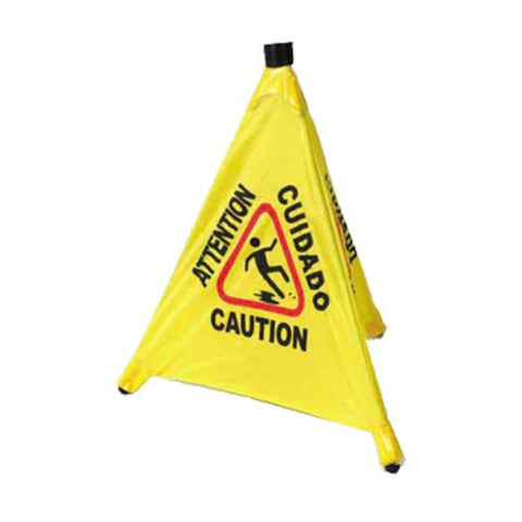CSF-4 Winco Caution Sign, Pop-up Safety Cone
