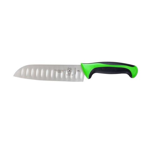 M22707GR Mercer 7" Green Millennia Santoku Knife
