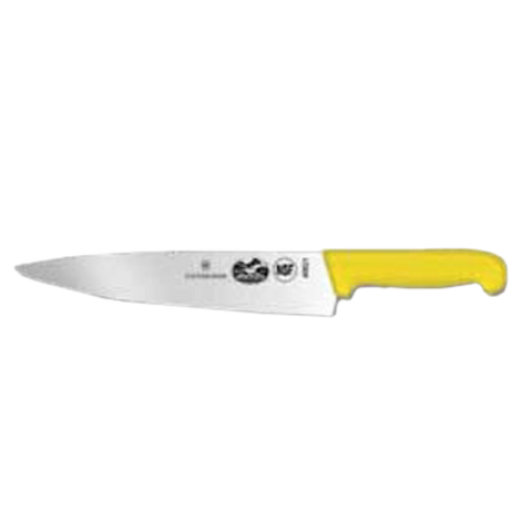 5.2008.25  Victorinox 10" Chef's Knife w/ Yellow Fibrox Handle