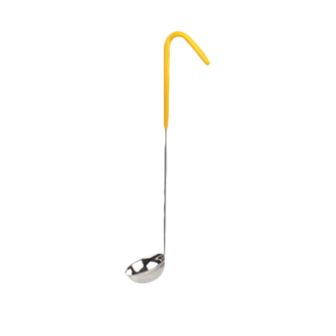 SLOL202 Thunder Group 1 Oz. Stainless Steel Ladle With Yellow Handle