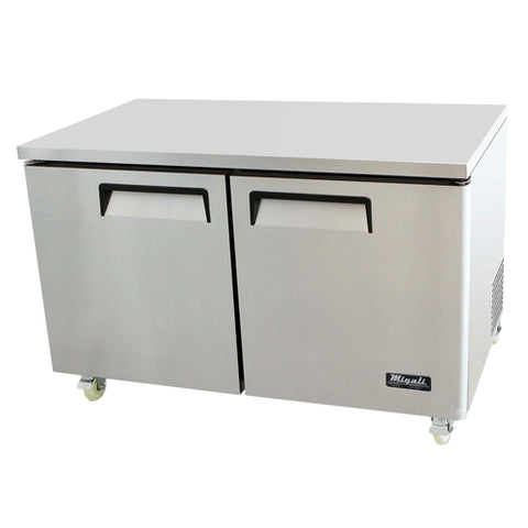 C-U60R-HC Migali 60" 2 Door Undercounter Refrigerator
