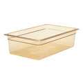 16Hp150 Cambro Full Size 6" Deep H-Pan High Heat Hot Food Pan Amber-Cambro