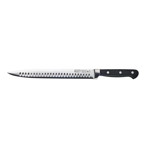 KFP-101 Winco 10" Granton Edge Slicer Knife w/ Ergonomic Plastic Handle