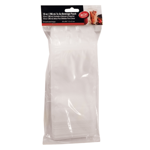 10883 TableCraft Products To-Go Beverage Pouches, 10 oz.
