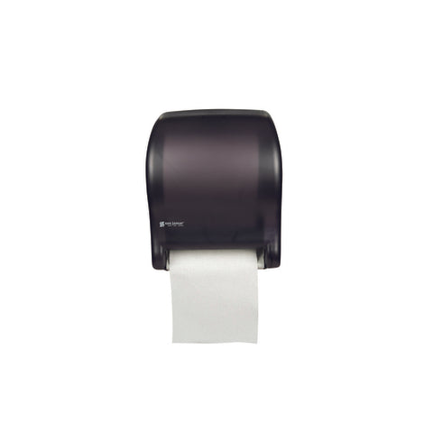 T8000TBK San Jamar Tear-N-Dry Essence Hands Free Roll Towel Dispenser
