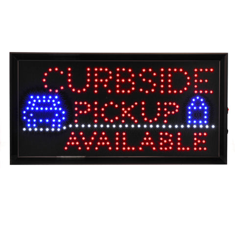 497-16 ALPINE Led "Open" Sign, 19"W x 10"H, Flashing And Steady Display, Wall Mount
