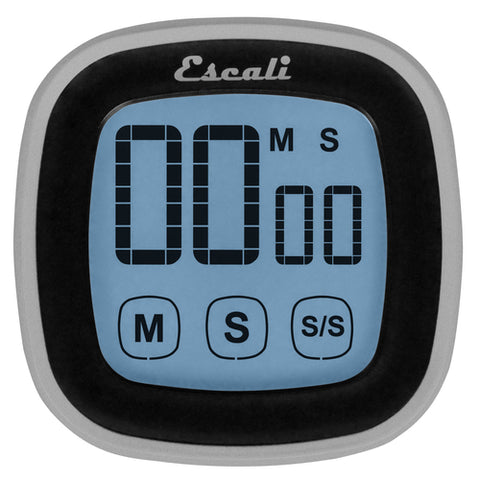 TMDGTS San Jamar Escali Small Touch-Screen Digital Timer w/ Minute & Second Timing