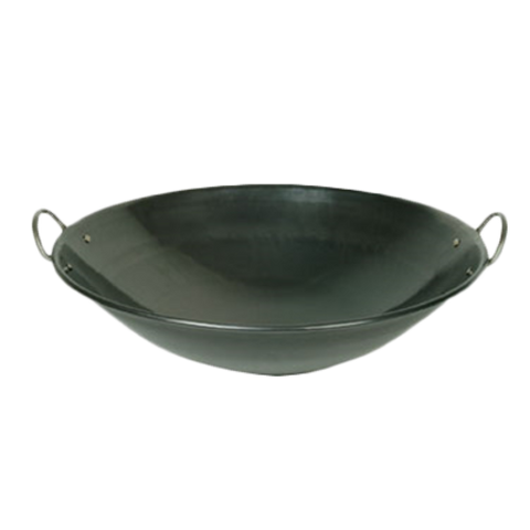 IRWC001 Thunder Group 19" Iron Curved Rim Wok