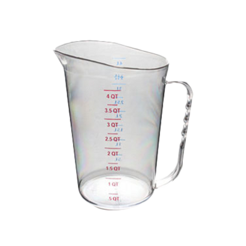 PLMC128CL Thunder Group Polyethylene 4 Quart (4.0 Liter) Measuring Cup