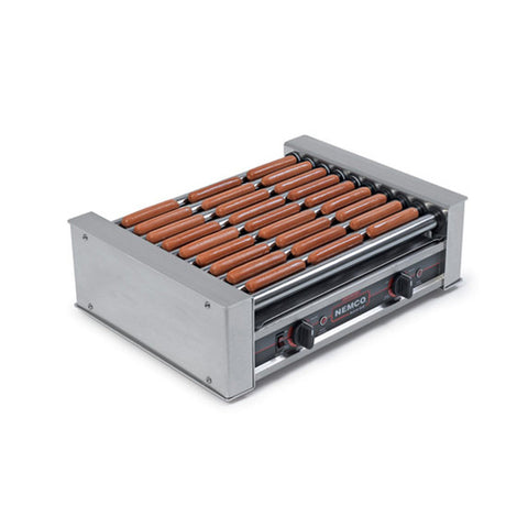 8010 Nemco 6 Chrome Rollers, Roll-A-Grill® Hot Dog Grill - Each