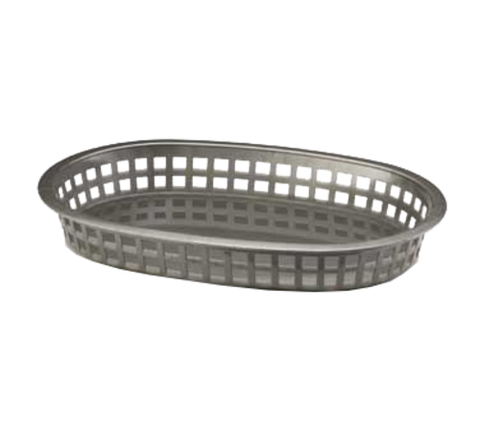 1076GM Tablecraft 10-5/8" x 7" x 1-1/2" Chicago Platter Basket - Each