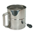 SLFS008 Thunder Group 8 Cup Stainless Steel Rotary Flour Sifter-Thunder Group