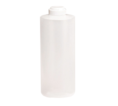 2132C Tablecraft 32 Oz. Clear Hinge Top Squeeze Bottle w/ 38mm Opening