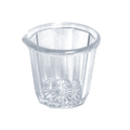 PLSP002D Thunder Group 2 Oz. Fluted Acrylic Syrup Cup-Thunder Group