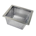 SLFDS510 Thunder Group 10" x 10" x 5" Stainless Steel Floor Drain Strainer-Thunder Group